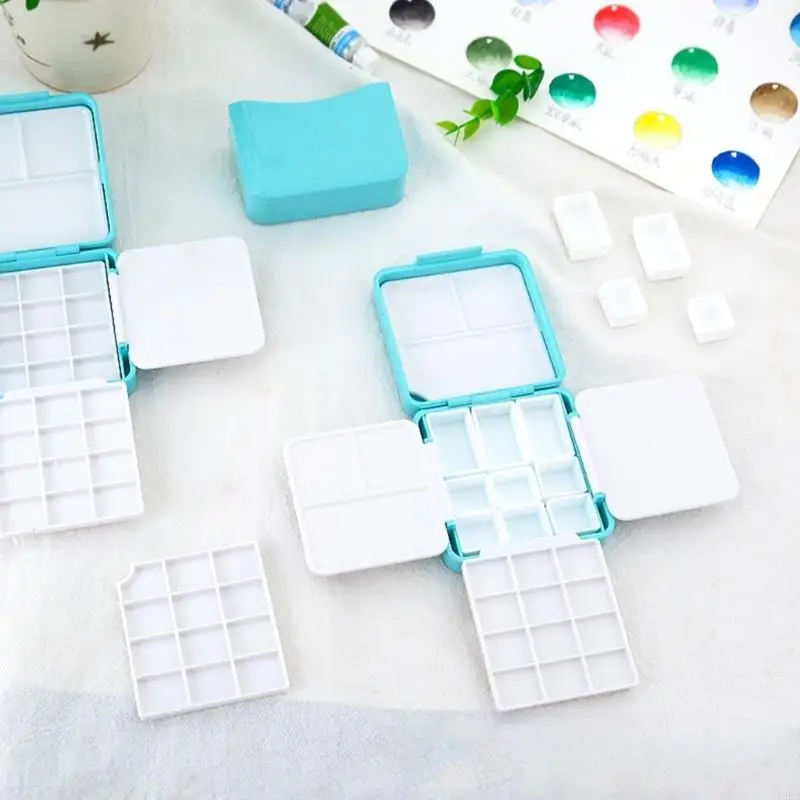 Watercolour Empty Box Empty Watercolour Paint Travel Watercolour with Drawing Accessories