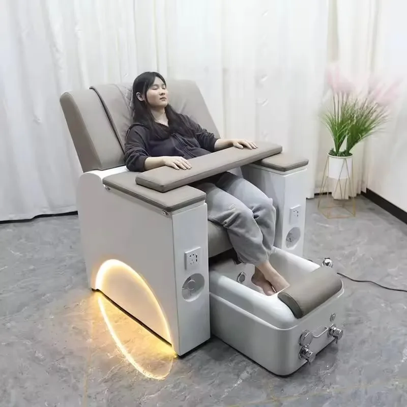 

2026 Foot Spa Nail Salon Manicure Station Luxury Electric Reclining Massage Pedicure Chairs