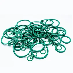 ID 1.78-32mm Green/Brown Fluorine Rubber O-Ring CS 1.78mm FKM O-Rings Sealing Gasket Oil Resistant Acid & Alkali Resistant