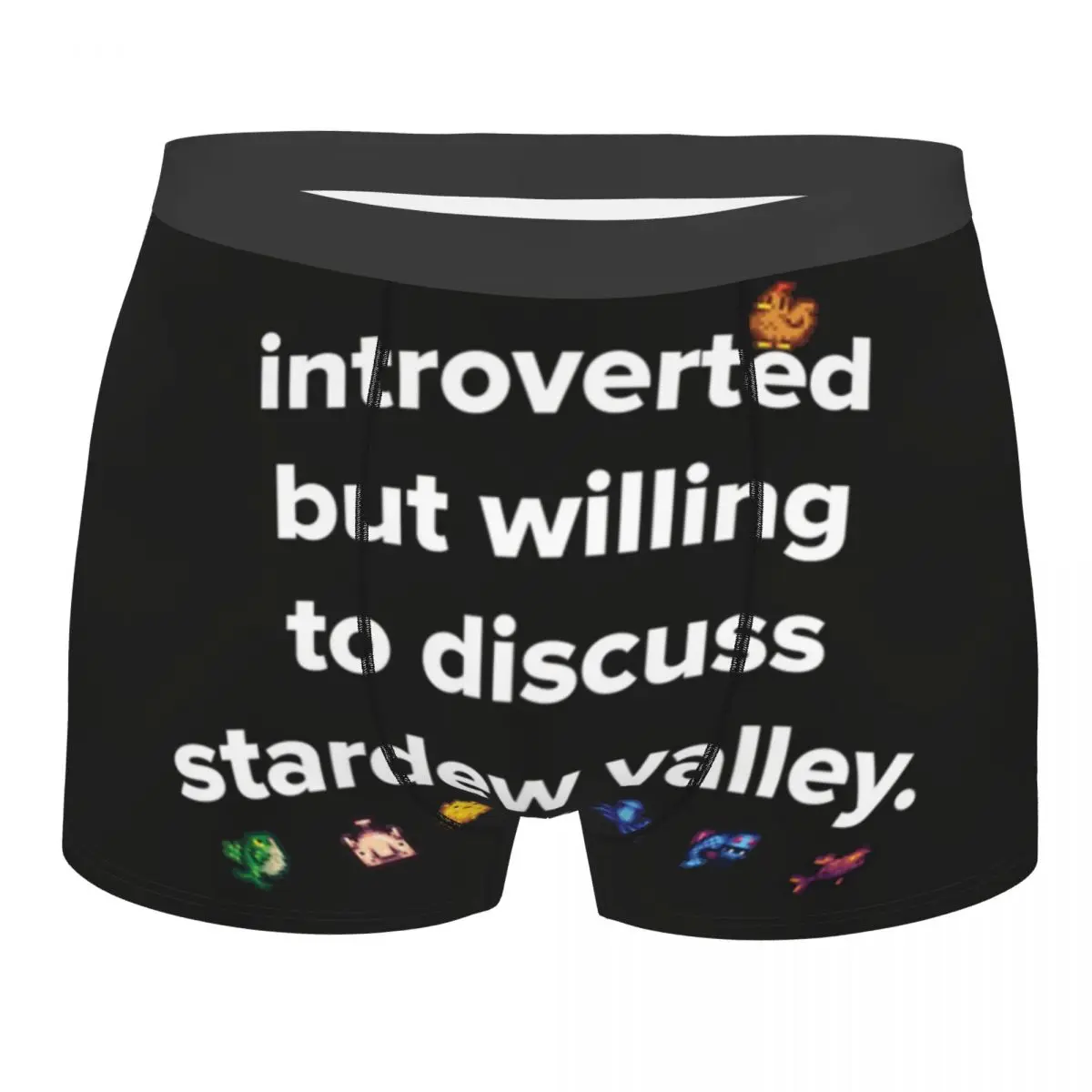 Custom Male Novelty Stardew Valleys Underwear Farm Games Boxer Briefs Breathable Shorts Panties Underpants