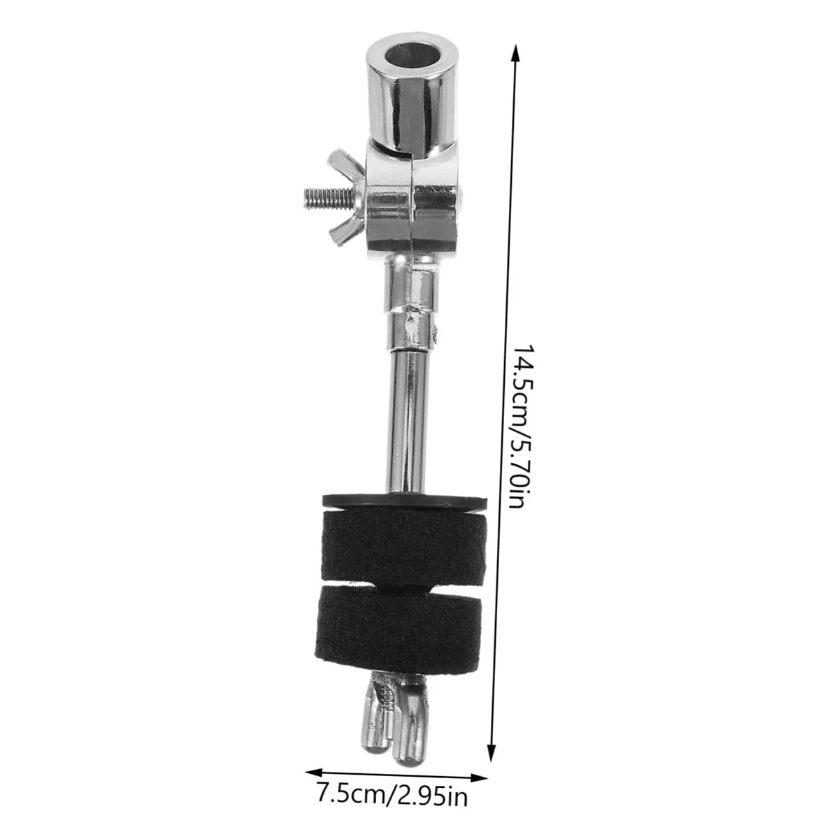 6inch Cymbal Stacker Attachment Arm Adjustable Rod Lever Cymbal Mount Holder Parts Percussion Accessories