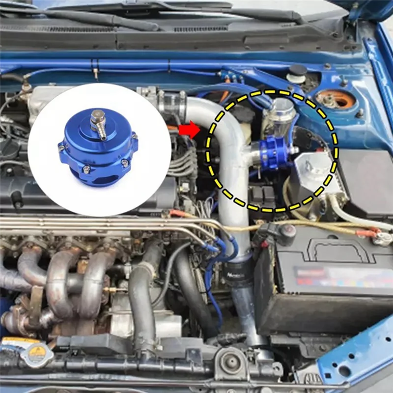 

Car Modification 50MM Blow Off Valve Kit Turbine Pressure Relief Valve Kit Bov Turbine Vent Valve