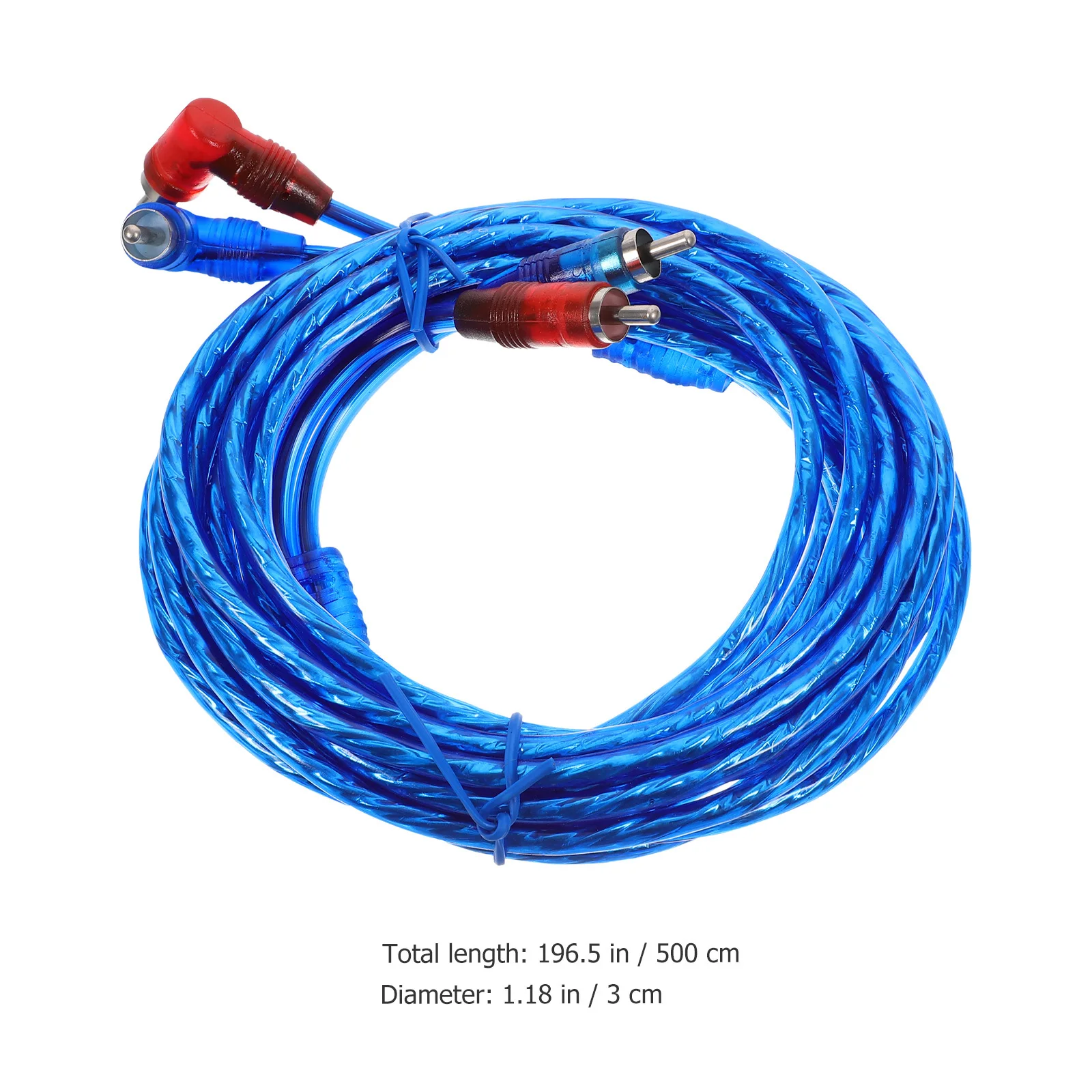 

Upgraded 5M Dual Rca To Rca Car Audio System Sound Cable For Amplifier Automotive Electronic Accessories Headphone Wire