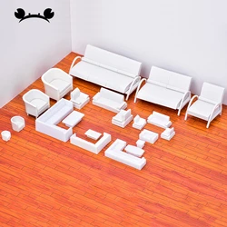 1Pc Dollhouse Sofa Couch Chair Furniture Miniature Toys doll house 1/20 Scale Accessories Model Architecture Interior Decoration