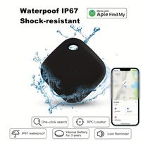 IP67 Waterproof Mini GPS Tracker Bluetooth 4.0 Smart Tag Smart Anti-Lost Device Keys Pet Cars Finder Works with IOS System