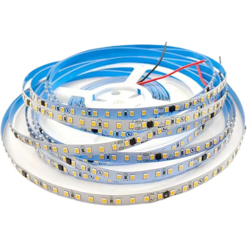 AC Led Strip Light 220 V lampada 2835 120/LEDs/M Led Strip Lights 220 V Volt Home Lamp diodo Tape flessibile Cuttable Soft Lamp Bar