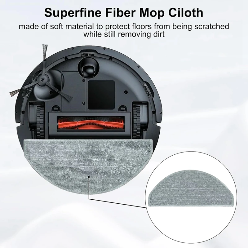 YCOC-10 個モップパッド Honiture V8 プロロボット掃除機アクセサリー交換用洗えるモップ布