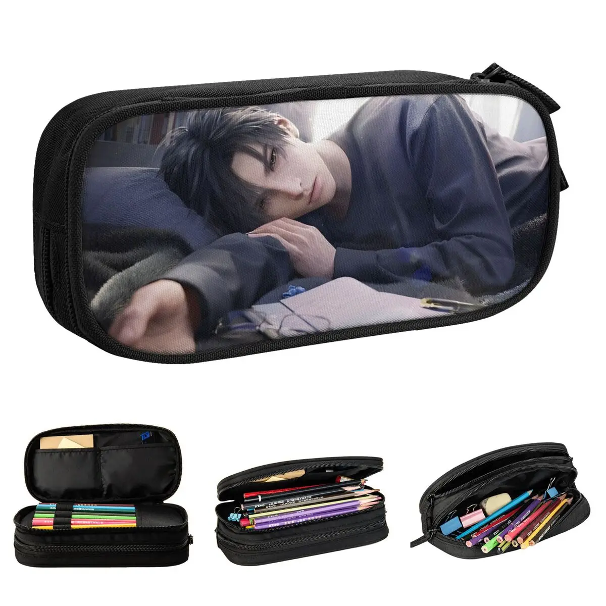 

Game Love And Deepspace Pencil Case New Pen Bag Student Large Storage Students School Zipper Pencil Box