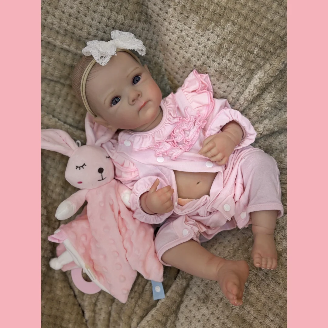 Waterdicht 45cm Knuffelig Full Body Zacht Viny Bettie Bebe Reborn Meisje Met Geschilderd Haar Soft Touch Handgemaakte Levensechte Pasgeboren Pop