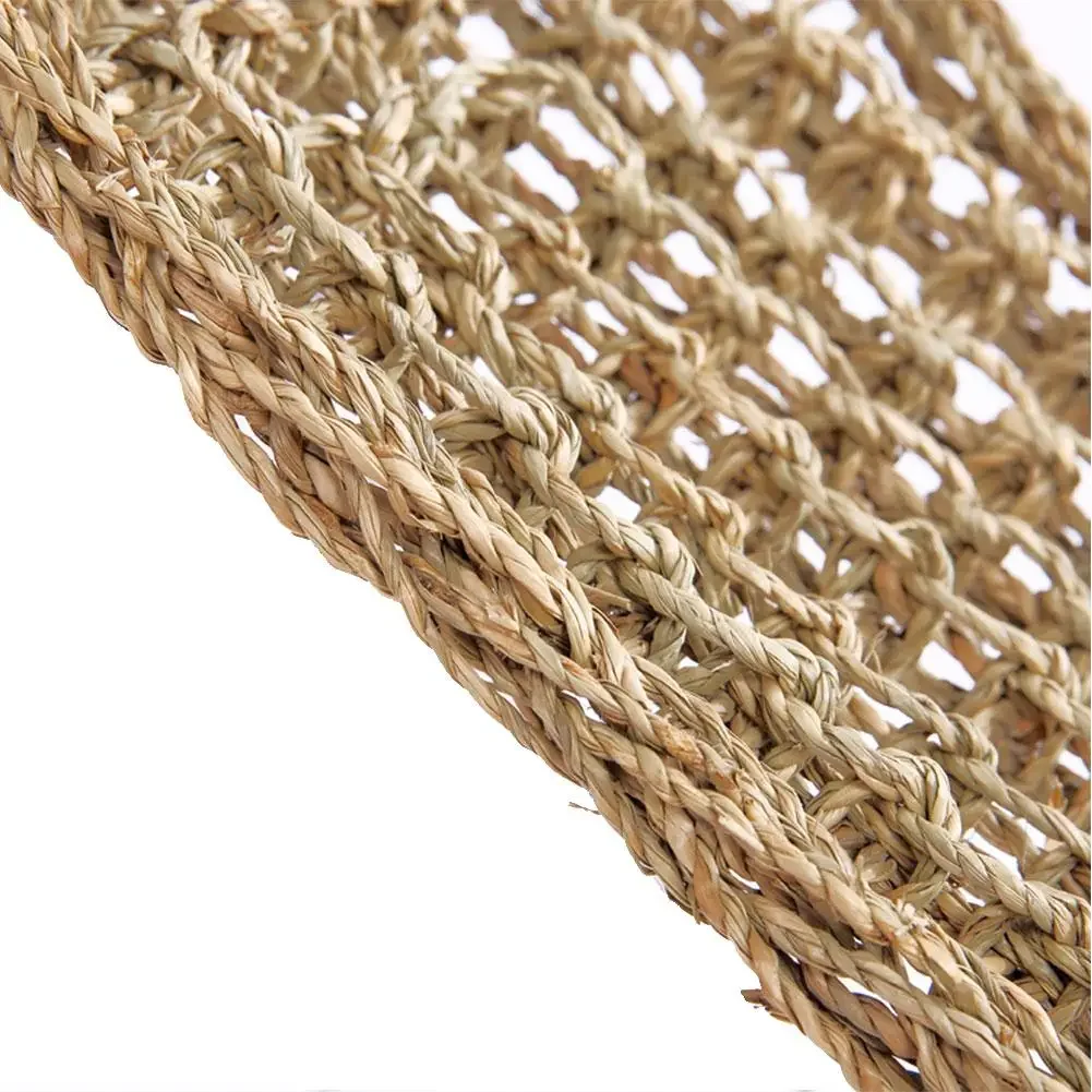 Reptile Lizard Hammock Hamster Reptile Grass Mat Pet Bed Seaweed Hammock Swing Pet Reptile Toy Hanging Bed Mat Hanging Sofas