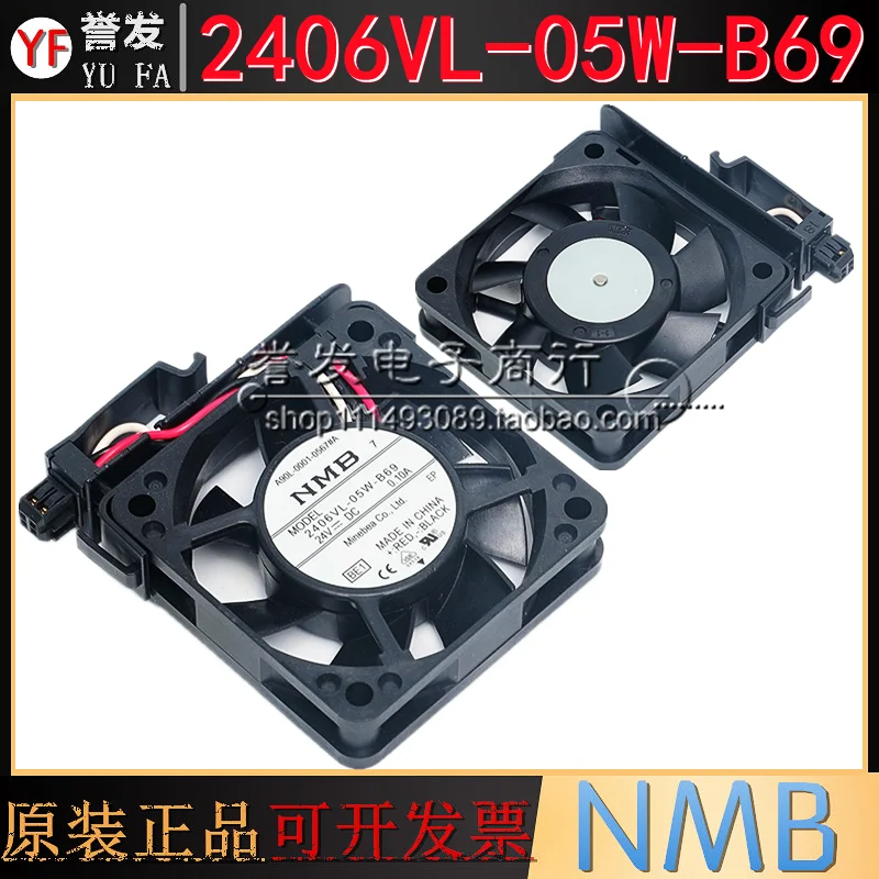 NEW ORIGINAL 2406VL-05W-B69 A90L-0001-0567#B 24VDC 0.10A 6015 60x60x15mm COOLING FAN RADIATOR
