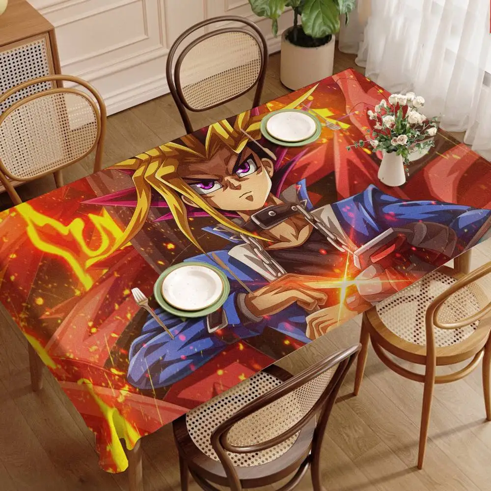 クラシックアミン遊戯王長方形テーブルクロス洗えるウェディングパーティーキッチンダイニングリビングルーム誕生日装飾テーブル