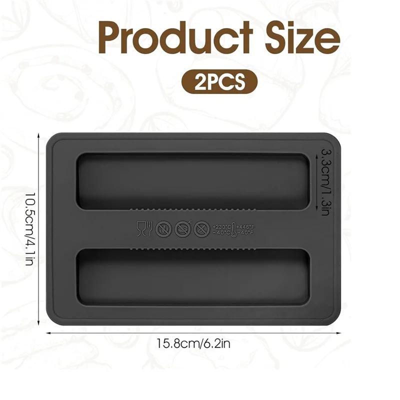 A05G-เครื่องปิ้งขนมปังฝุ่นครอบคลุม 2Pcsซิลิโคนสําหรับเครื่องปิ้งขนมปังขนมปังเครื่องฝาปิดกันฝุ่นขนมปังMakerอุปกรณ์เสริม