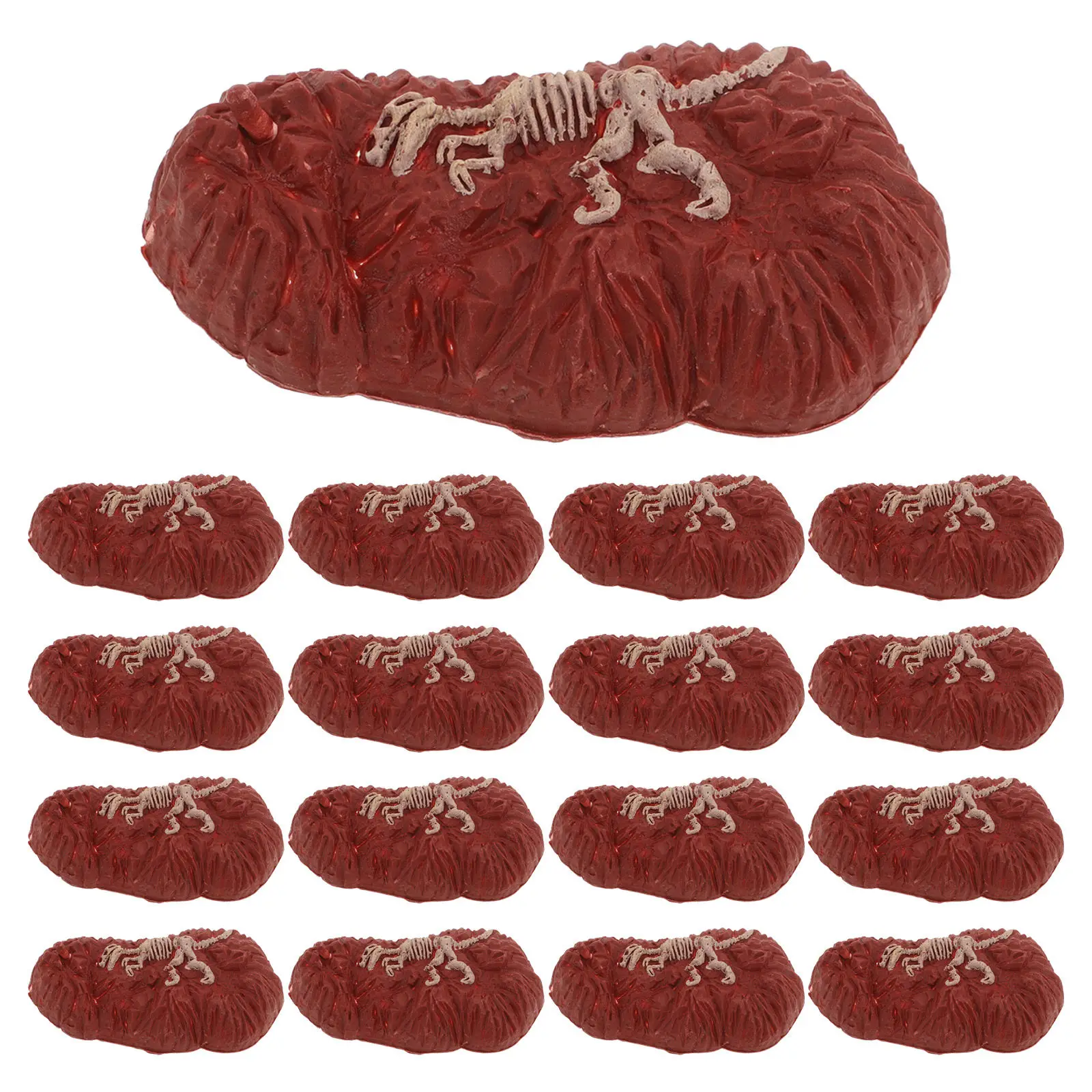 

50 шт. Изысканные миниатюрные образцы окаменелостей динозавров, художественный декор для песочницы, настольное украшение, расслабляющий визуальный эффект, многоразовые