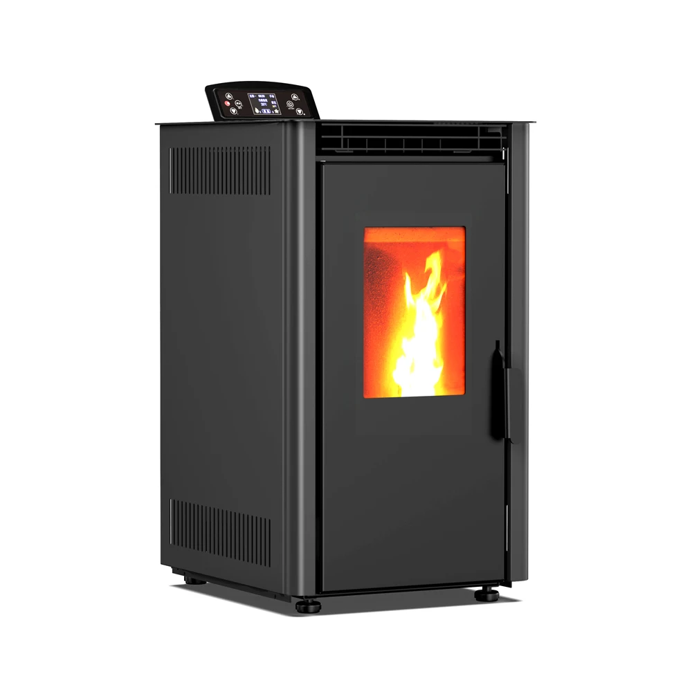 Eco-friendly WIFI Remote Control Modern Smokeless Durable Pellet Stoves Pellet Fireplace Heater Stove