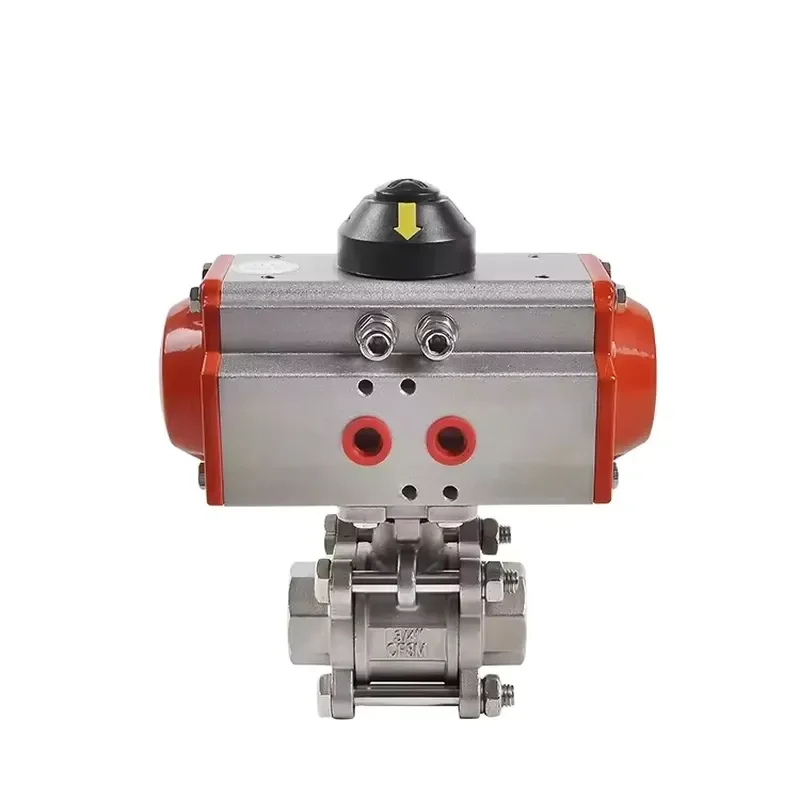 COVNA 90-Day Window Air Actuator Pneumatic Valve Threaded Stainless Water Pneumatic Actuators Double Acting Pneumatic Ball