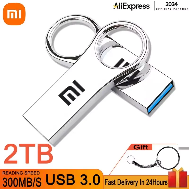 Xiaomi pen drive 2tb usb 3,2 flash metall laufwerk 1tb große kapazität hoch geschwindigkeit übertragungs speicher wasserdichter speicher u disk original