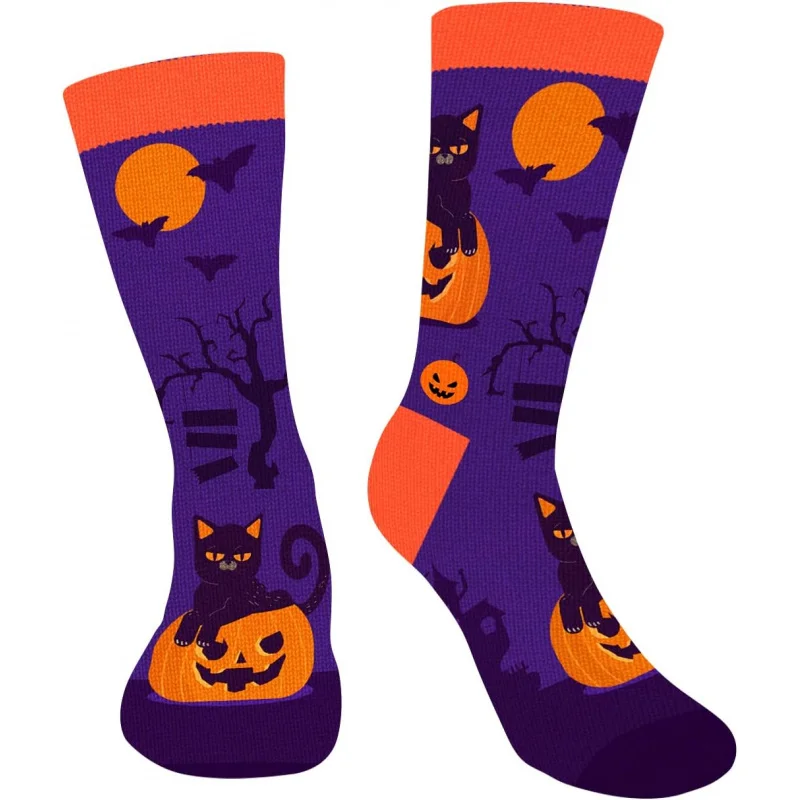 

Halloween Funny Socks for Women Men Spooky Horror Pumpkin Socks for Party Costume Holiday Gifts