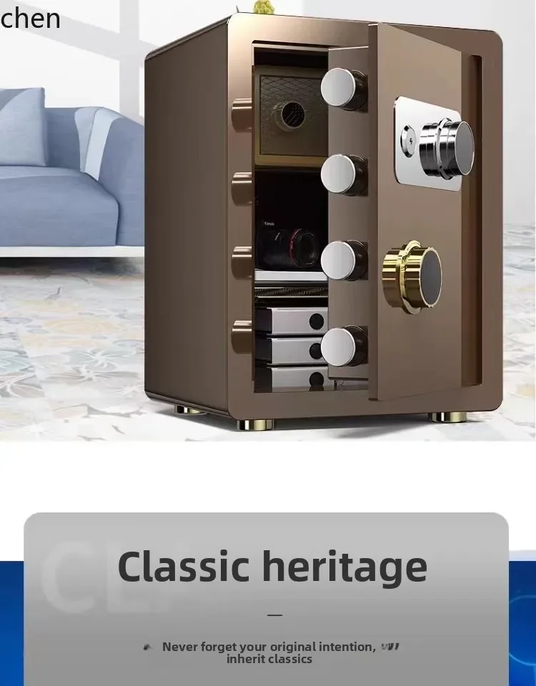 mechanical lock with key household small ultra-small mini high mechanical password safe