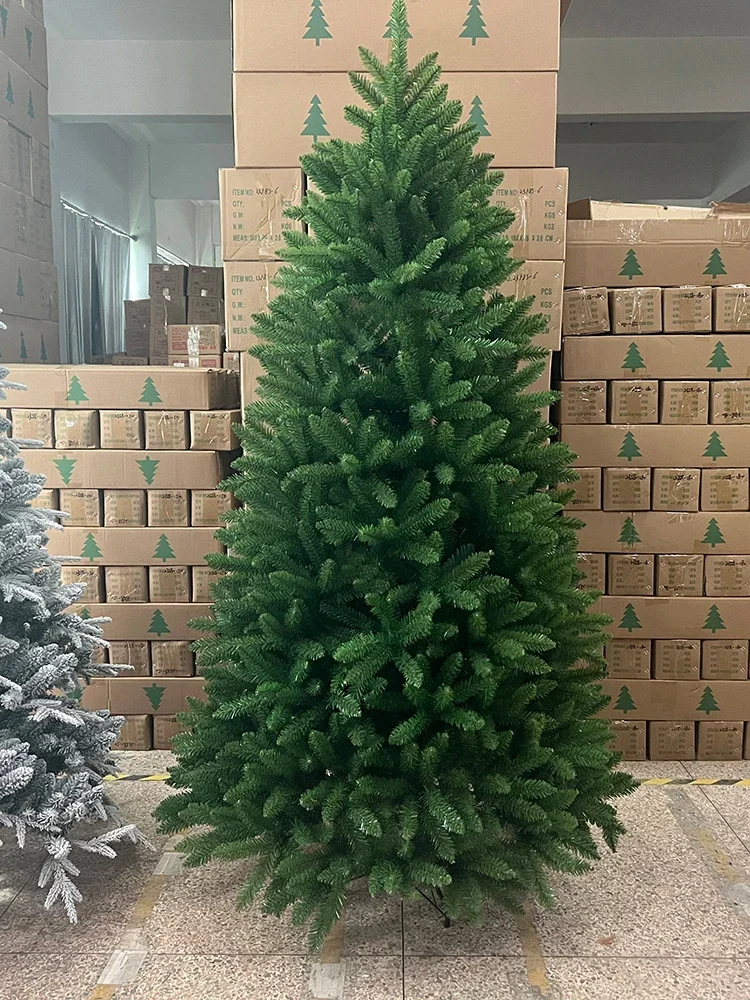 Christmas tree manufacturer produces and sells export grade 1.51.83.0-meter luxury home bare tree