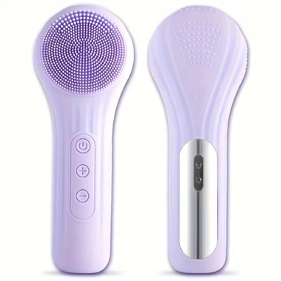 Sonic Silikon-Gesichtsreinigungsbürste, wiederaufladbar, Vibration, Tiefenreinigung, wasserdichtes Hautpflege-Werkzeug für Männer und Frauen, Geschenk