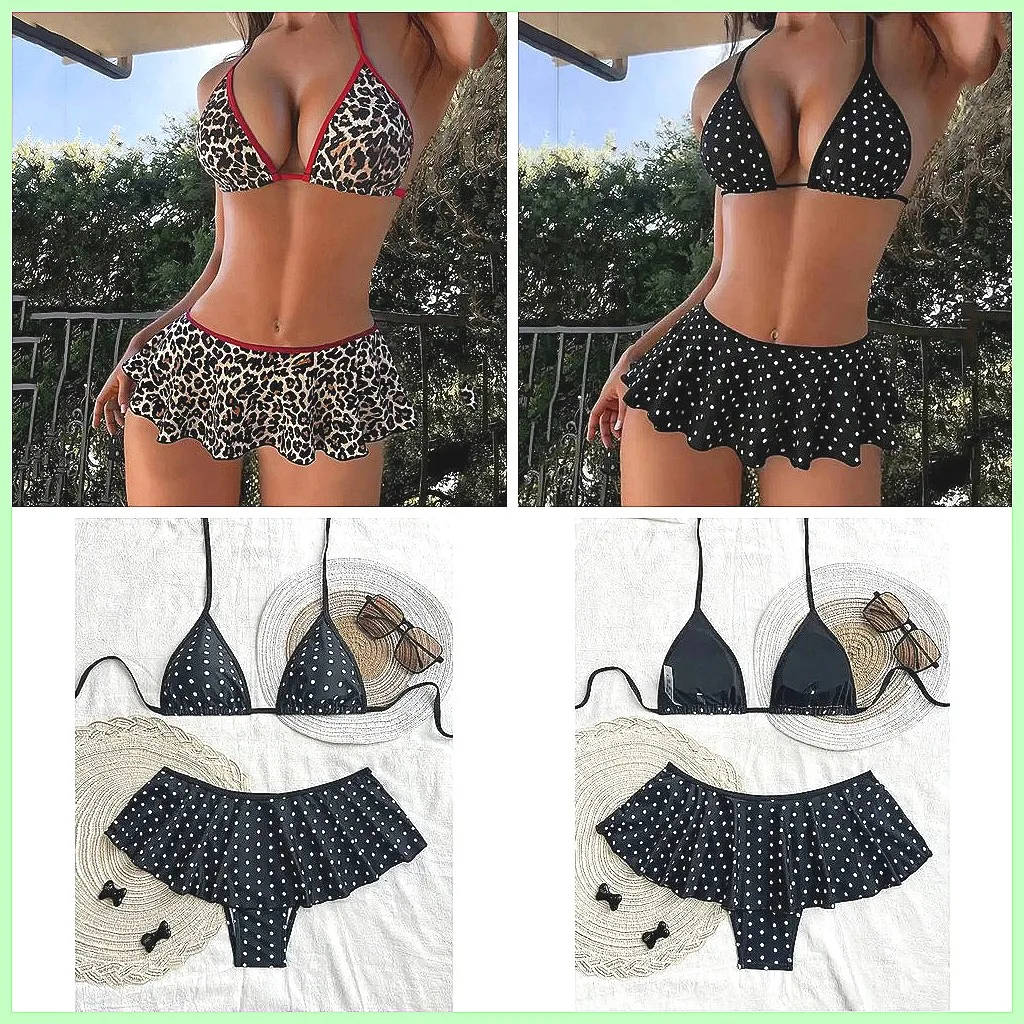 

Комплект бразильского бикини с леопардовым принтом 2026 – Сексуальный женский купальник для пляжа и бассейна