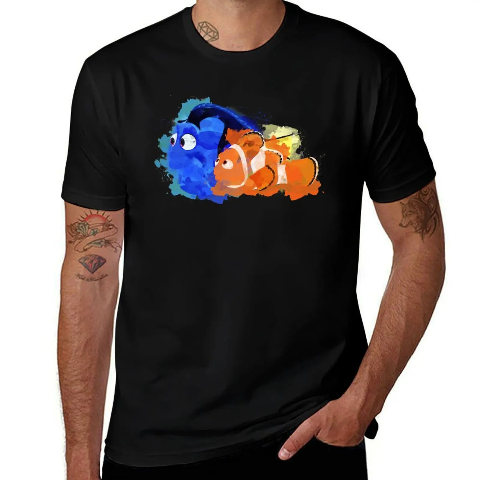 Dory and Marlin T-Shirt Plus Size Outdoor Casual Top T-Shirt