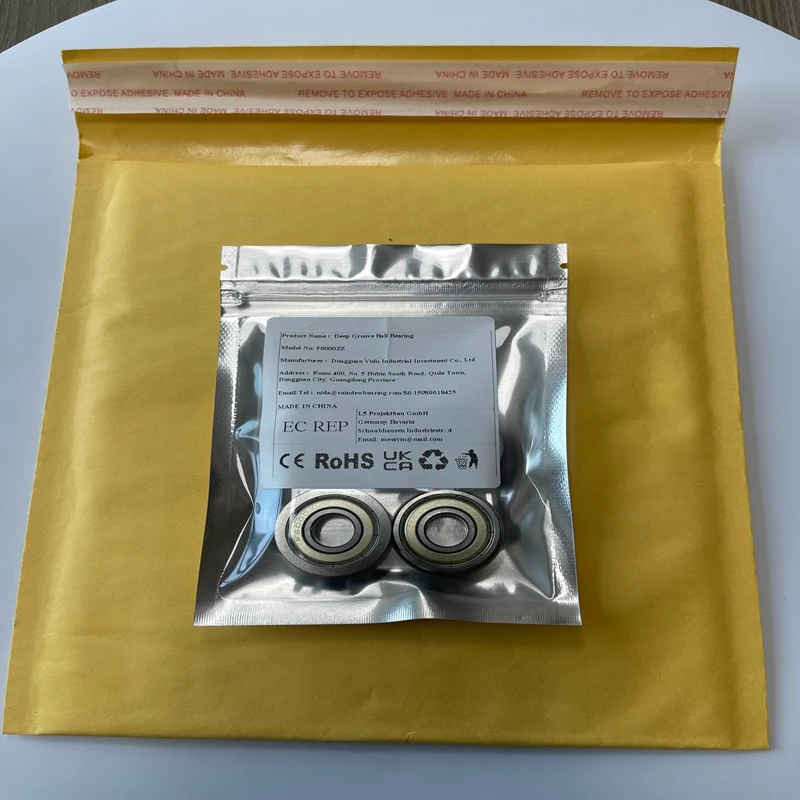 

10PCS F6000ZZ Flange Bearing 10x26x8 mm Double Shielded Deep Groove Flanged F6000ZZ Ball Bearings F6000-2Z F6000Z