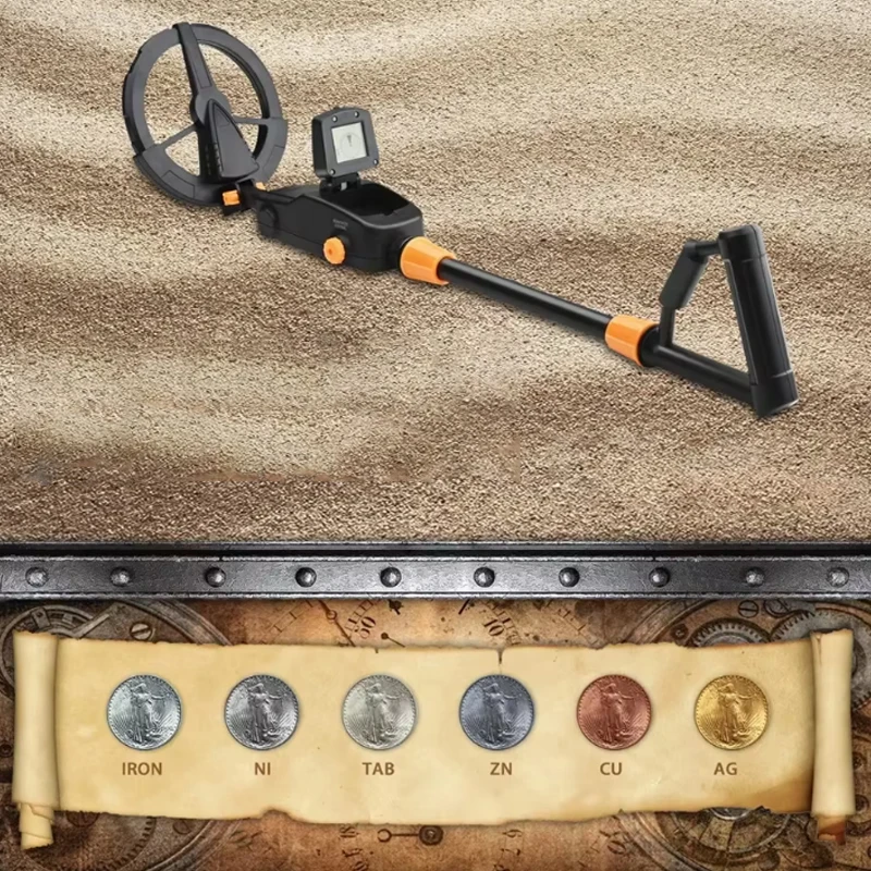 7,4 Zoll Wasserdichter Kinder-Metalldetektor Golddetektor Leichte Suchspule (24-35 Zoll) Verstellbarer Metalldetektor für Jugendliche – Detail 6
