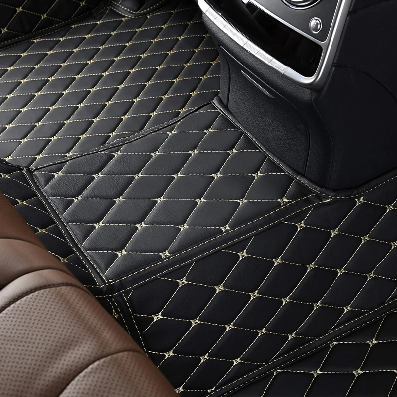 Auto-Fußmatten für Renault Clio 4 2013 2014 2015 2016 2017 2018 Innenraum-Zubehör 100% Passgenau Leder-Teppiche Fußmatten – Detail 2