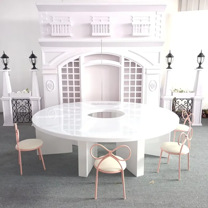 Children Tables Rental Round Kids Tables and Chairs Furniture for Party