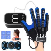 Rehabilitation Robot Gloves Hand Finger Function Stroke Hemiplegia Recovery Training +EMS Body Massage Patch Muscle Stimulator