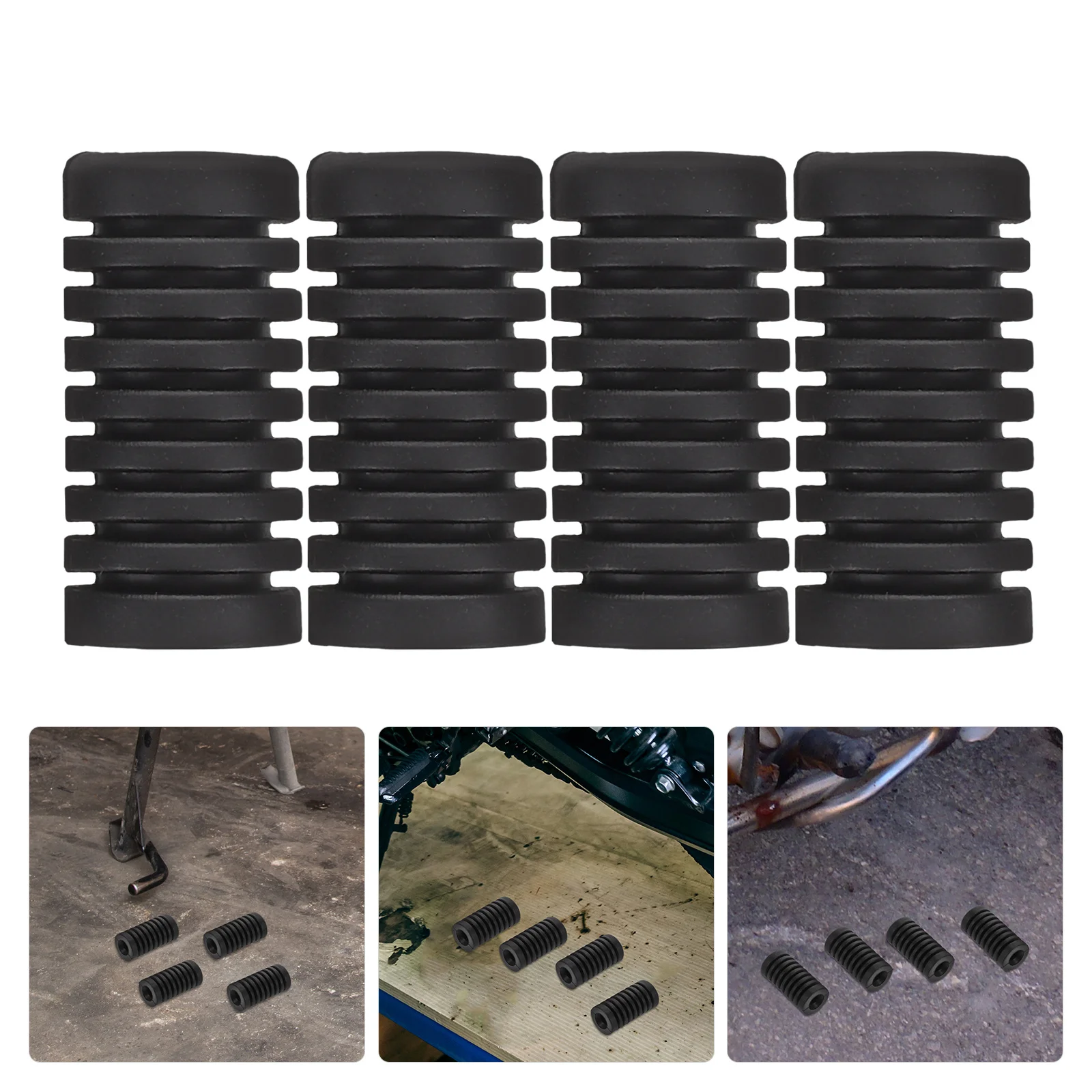 

4Pcs Motorcycle Gear Shift Covers Rubber Anti-Slip Protector for Riding Gear Shifter Pads Motorbike Accessory Rubber Shoe Covers