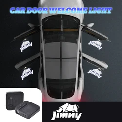 1/2PCS For Jimny Rhino Rhinoceros JB33 JB43 JB64 JB74 Car Logo Wireless Courtesy Car Door Projector LED Courtesy Lamp