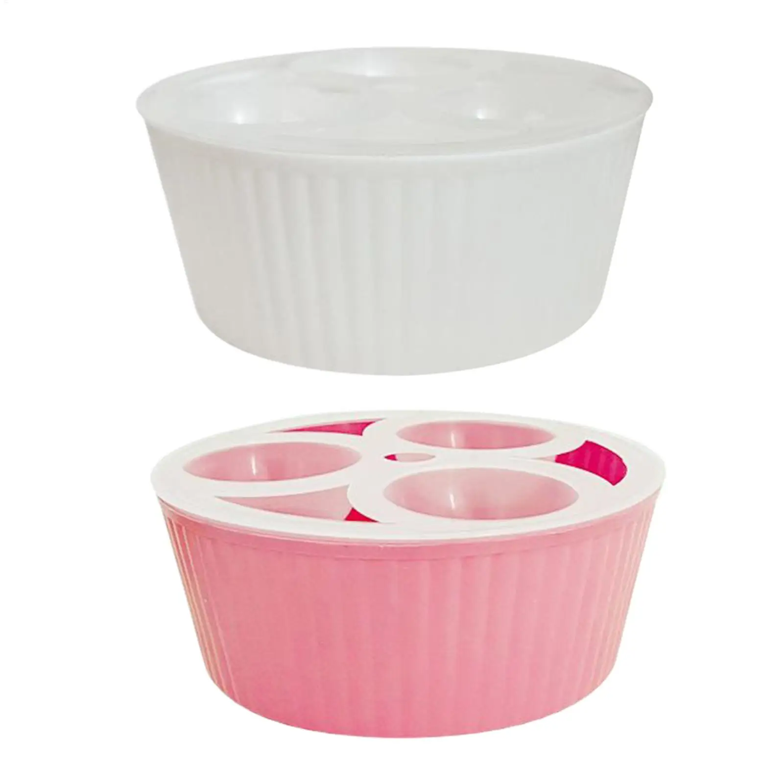 Hydroponic Plant Pots for Indoor 3-hole Growing Container Flower Bulb Planting Container for Gardeners Apartment Office