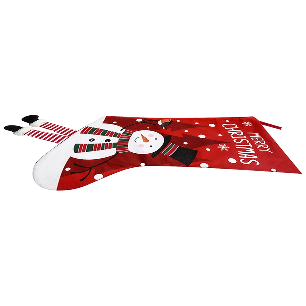 

Christmas Tree Hanging Ornament Xmas Stocking Pendant Holiday Decoration Gift Bag Party Decorations Hanging Socks Fabric