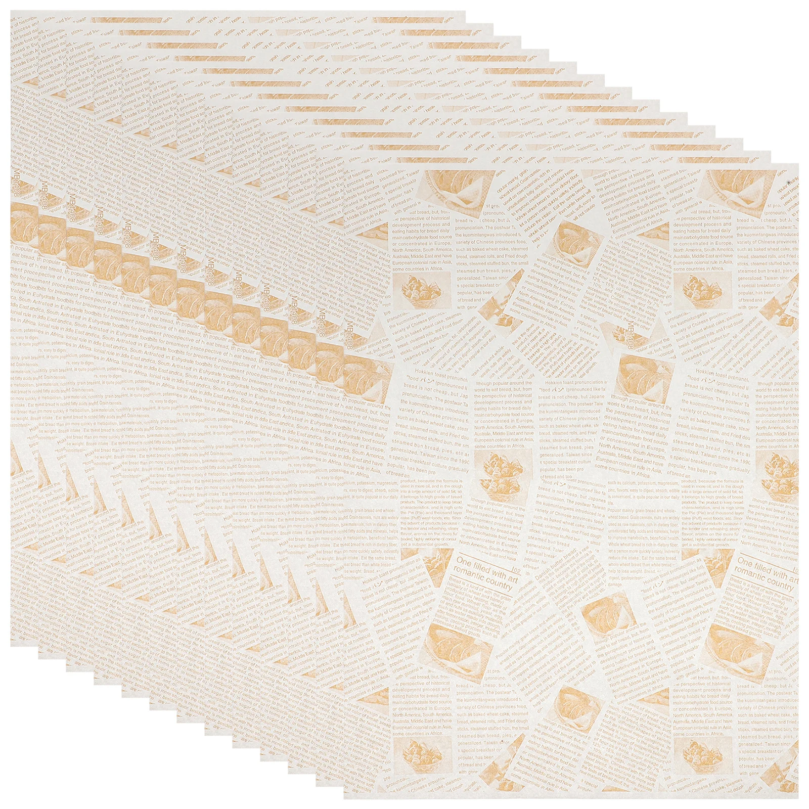 ورق تغليف مقاوم للدهون، أوراق حرفية عتيقة لتغليف الطعام، وسادة ورق الخبز، بساط الوجبات الخفيفة، حصيرة مقاومة للزيت، للحفلات #2