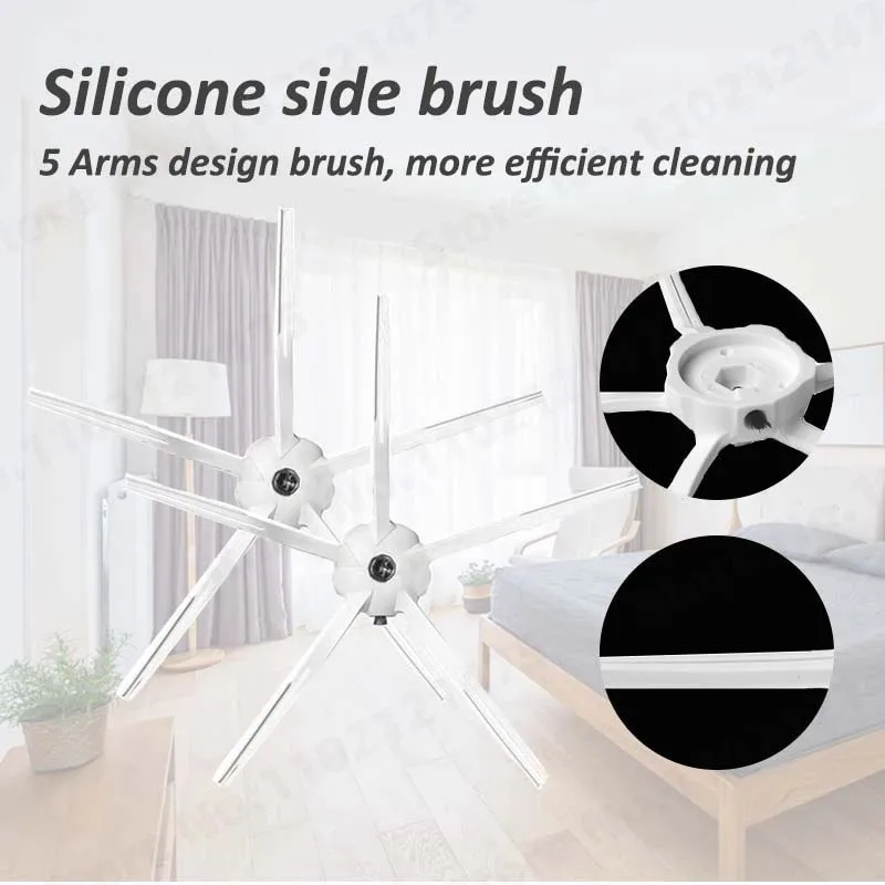 أجزاء فرشاة جانبية للفرشاة الرئيسية لـ Roborock T7S Plus S70 S75 S7 Max S7 MaxV Ultra S7 Pro Ultra Mop Rag Hepa Filter Accessories