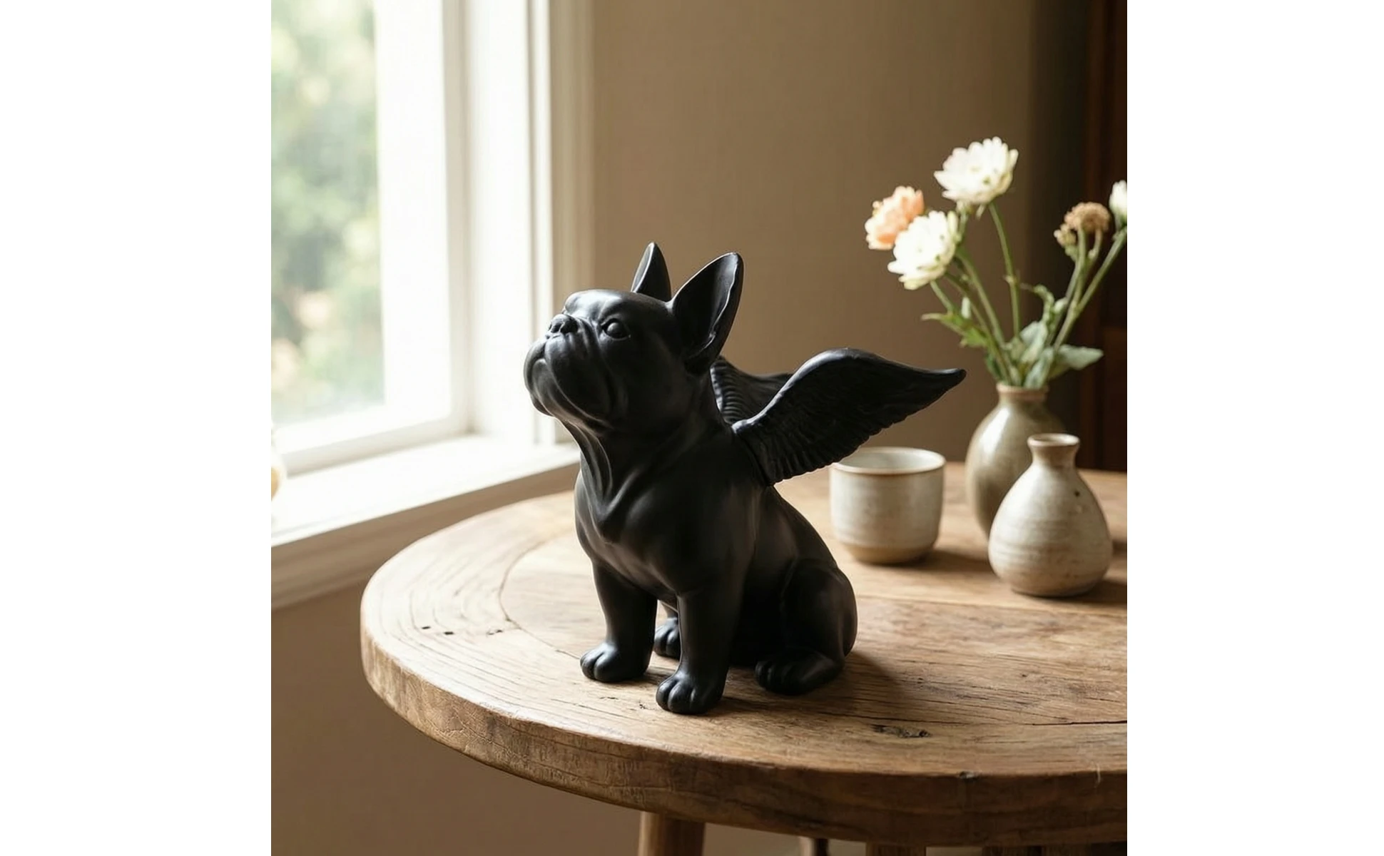 Dog Angel Figurine Decorative Dog Figurine with Wings Ornament Low-Maintenance Ambient for Living Room, Bedroom https://ae-pic-a1.aliexpress-media.com/kf/S879c47740ca94deb8f59c81ded0e7a0dh.jpg
