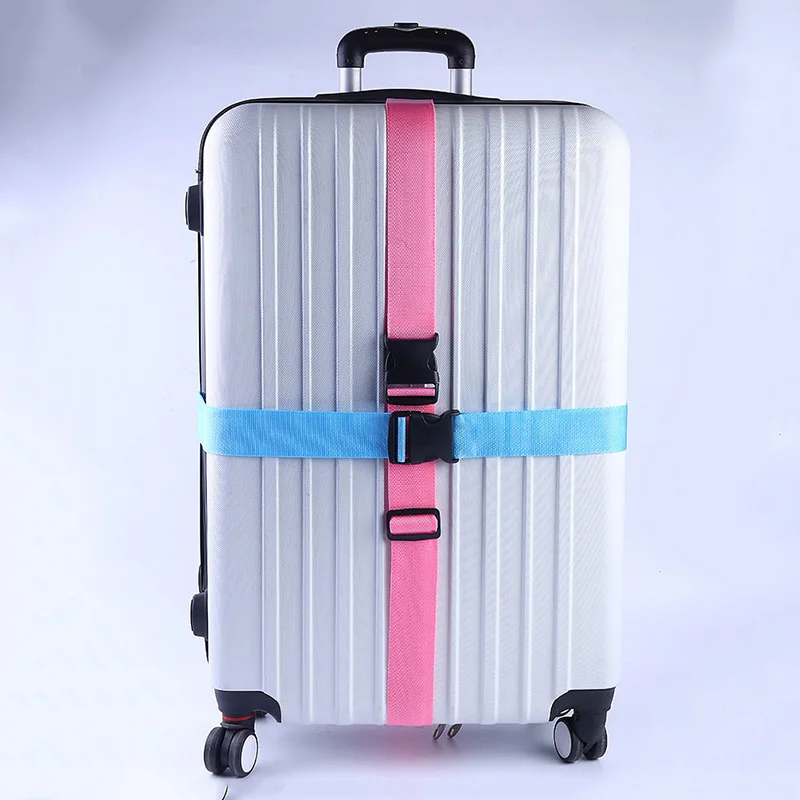 

Trend Adjustable Luggage Strap Travel Essential Accessories Suitcase Supplies Fixed Belt Password Straps for 18-34 Inch Suitcase