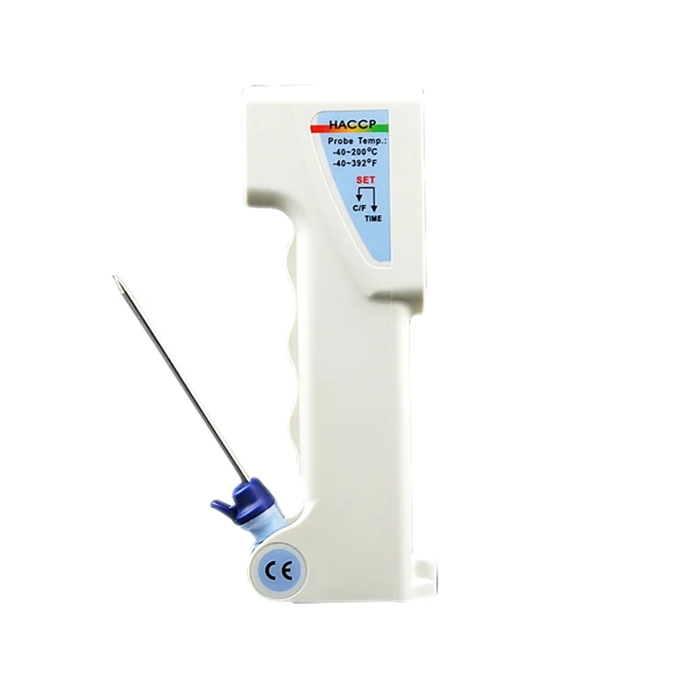 AZ8838 New High Precision HACCP IR Meter Non-contact Plug in Industrial Sensor Digital Meat Thermometer With Probe