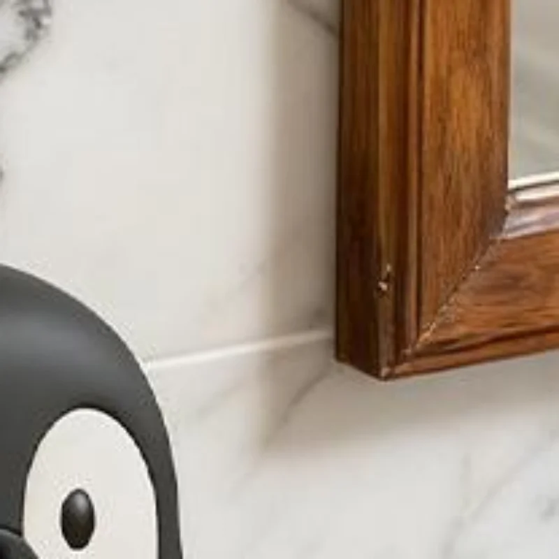 Penguin Soap Holder Punch‑Free Wall Mounted Soap Dish With Drainage Creative Bathroom Soap Storage Rack For Household Toilet Us