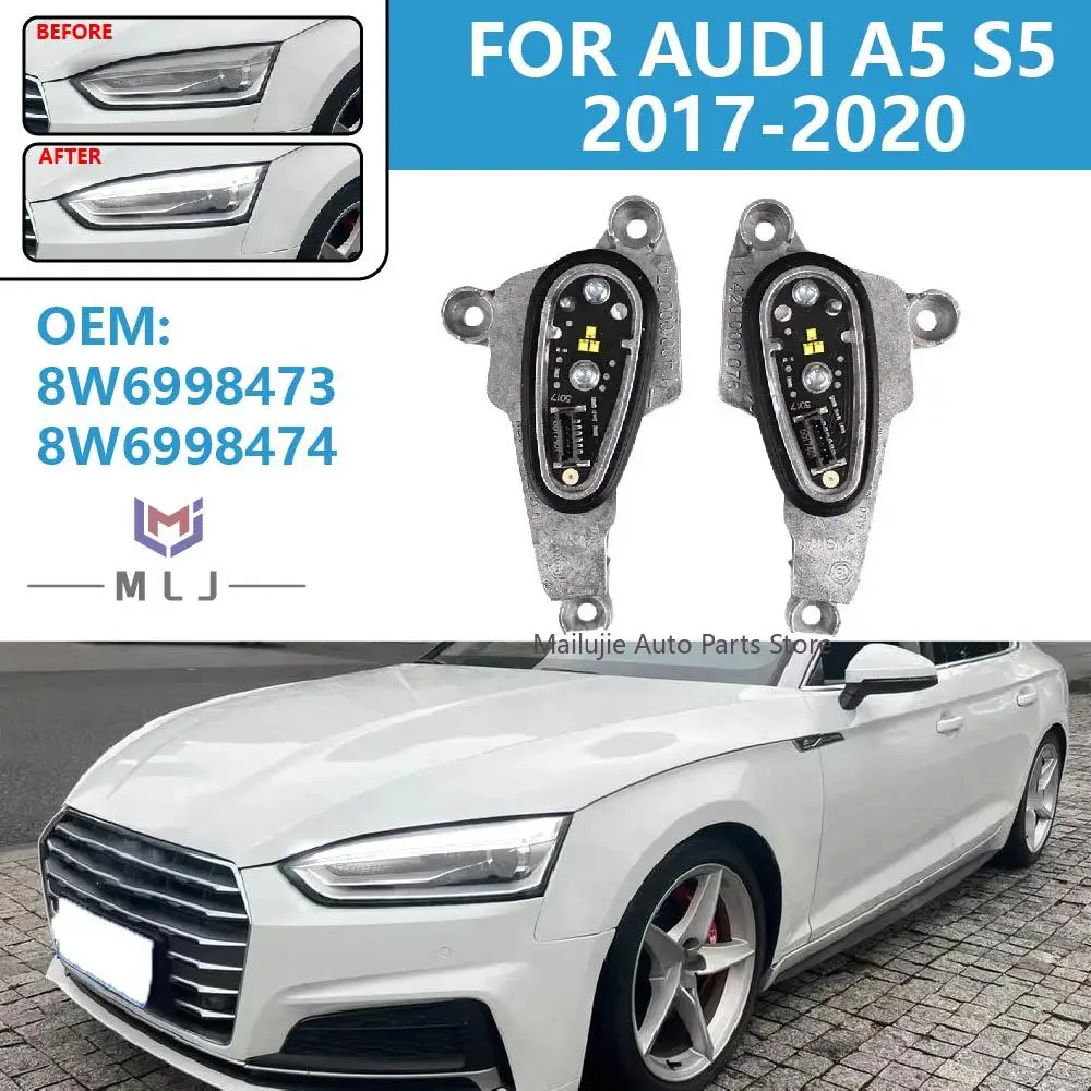 

8W6998473 8W6998474 1420000074 1420000075 DRL Daytime Running Light Angel Eye LED Headlight Module for Audi A5 S5 Auto Accessori