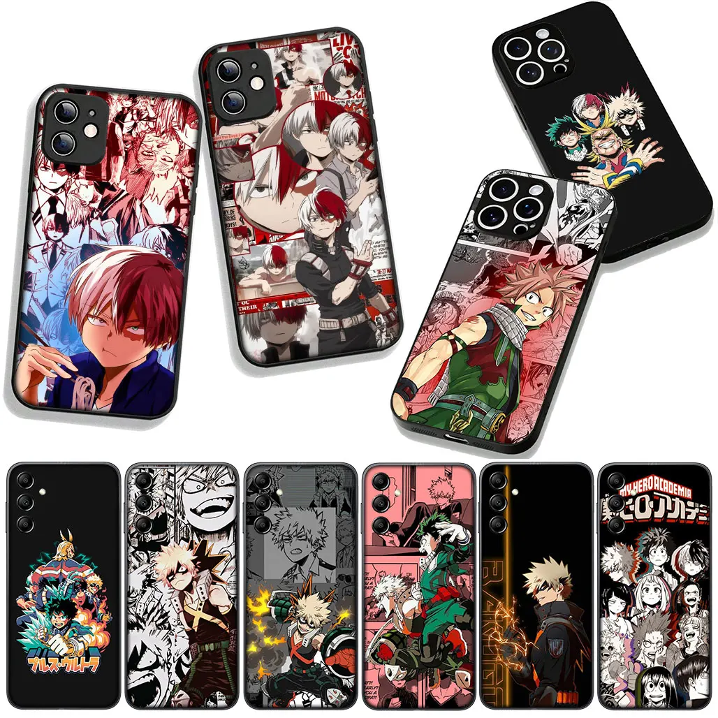 Чехол для телефона Deku Bakugou Todoroki My Hero Academia для Apple iPhone 17 16 11 Pro XS Max SE2 XR 6 7 8 Plus 16E SE 2020 Air Cover