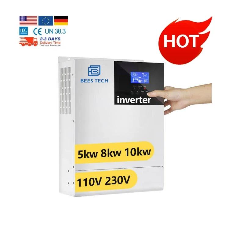 

110V 210V 8kw solar inverter converters 5kwh 8kwh 10kwh hybrid solar inverters OFF Grid hybrid on grid inverter battery