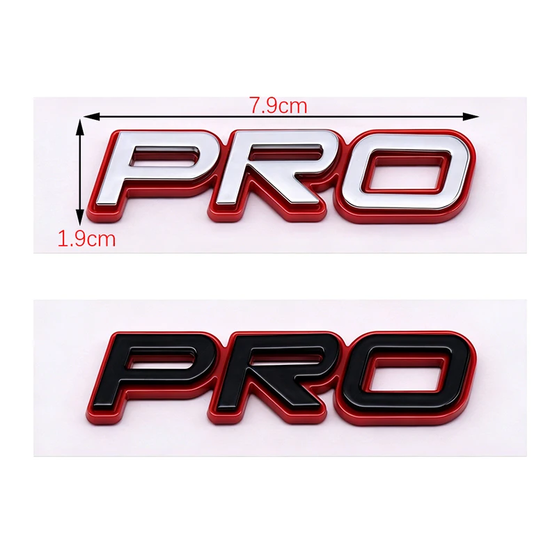 For Tiggo8 Tiggo 8 PRO 3D ABS PRO Letter Logo Badge Sticker Car Rear Trunk Badge Tailgate PRO Logo Emblem Car Accessories