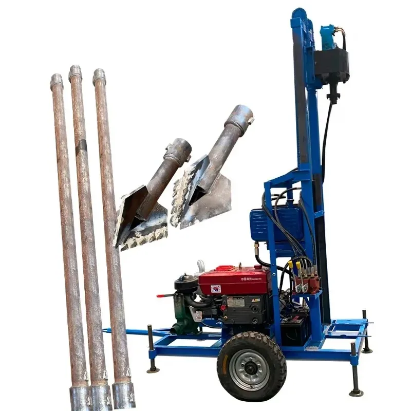 

Direct Sales Trailer Mounted 150m Water Well Drilling Rig Low Fuel Consumption Stable Performance All Terrain Farm I ndustrial