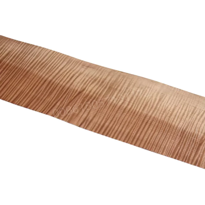 Custom Natural Smoked / Fumed Maple Wood Veneer,1 Piece, about 0.5mm thick, for Furniture & DIY Woodworking,Brown