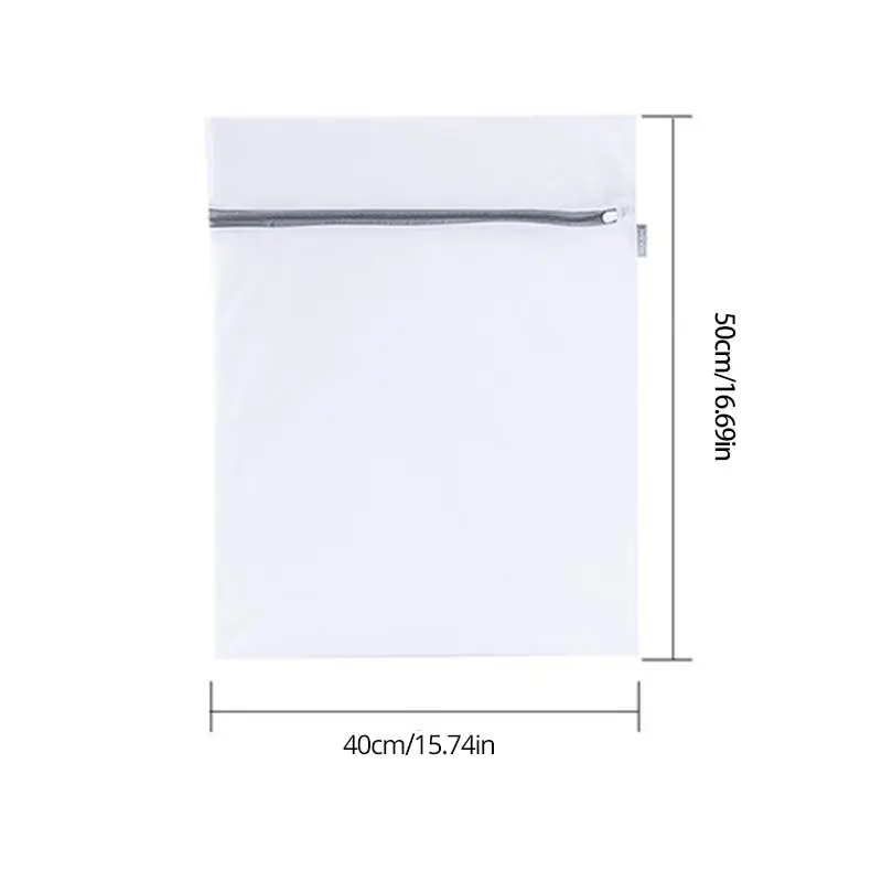 2 قطعة الأبيض 40X50 سنتيمتر دائم العسل شبكة أكياس الغسيل ل حساسة صافي النسيج دائم وقابلة لإعادة الاستخدام حساسة غسل حقيبة