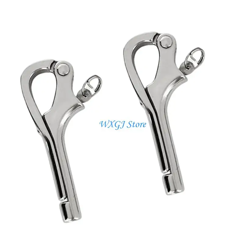 37JE 2pcs Quick Disconnect Railing Hook Set Easy to Use for Boat Rope and Use